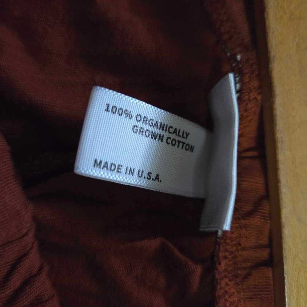 Blue Canoe Organic Cotton Sleep Pants RUST color size M - Picture 4 of 6